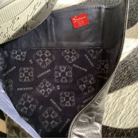 Dorking Black Leather Mid Calf Boot Sz 40 - Picture 6 of 6